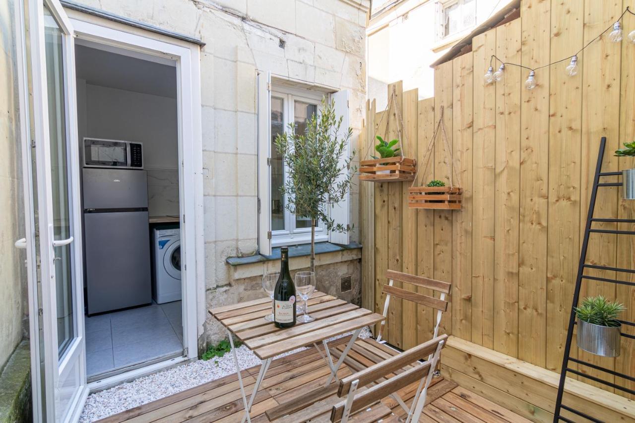 Le Chanzy-Terrasse privative Saumur Esterno foto